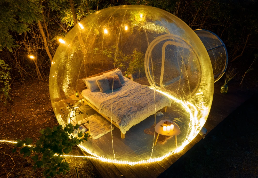 inflatable transparent bubble tent